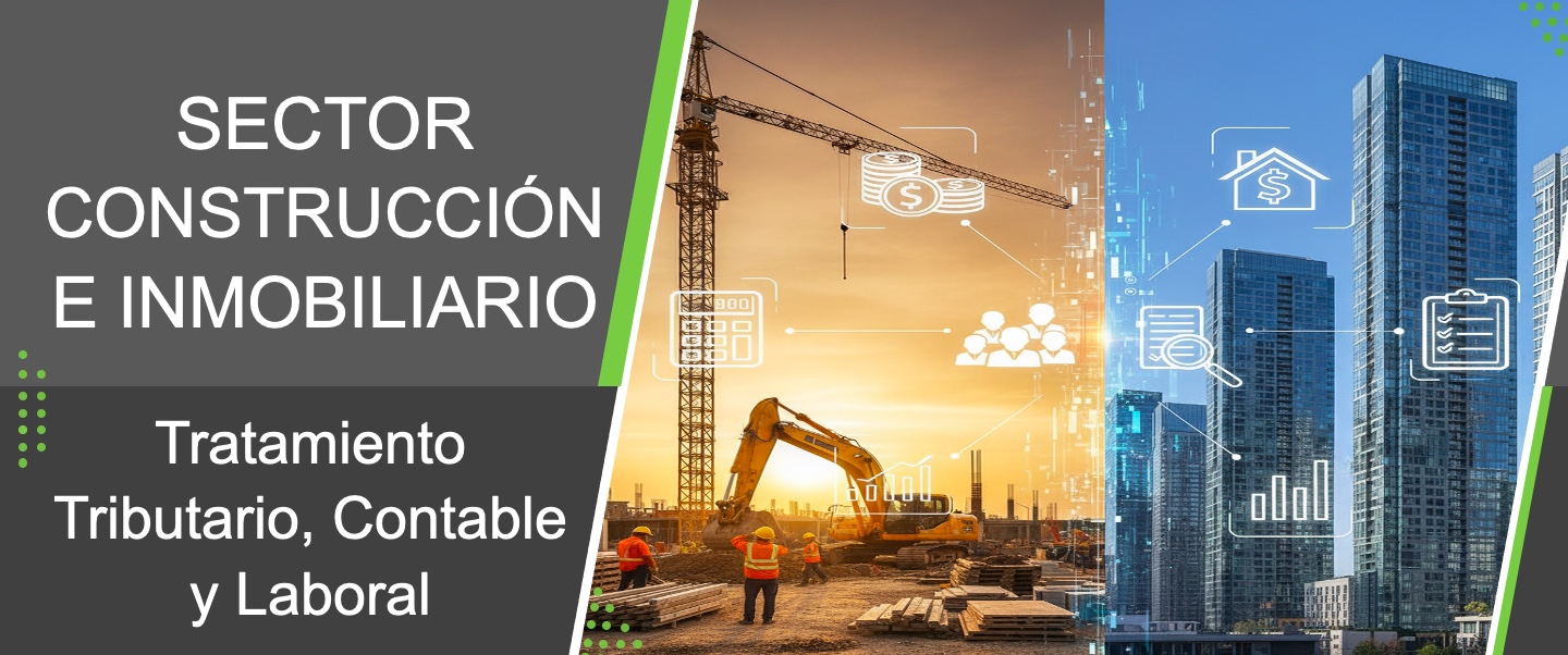 Sector Construcción e Inmobiliario - Tratamiento Tributario, Contable y Laboral